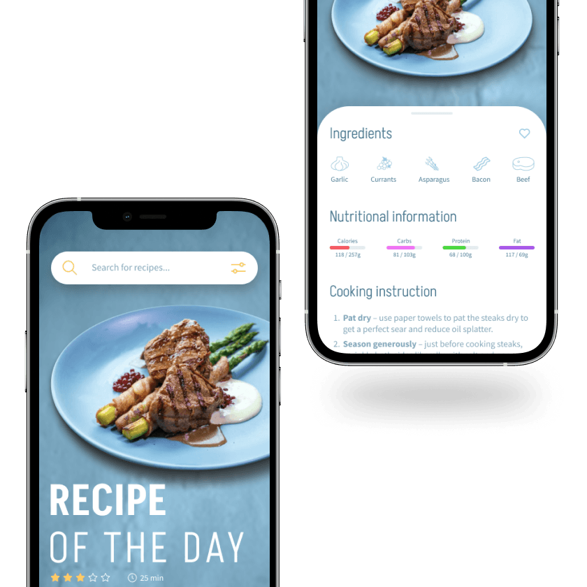 Recipes Today • Mobile App UI