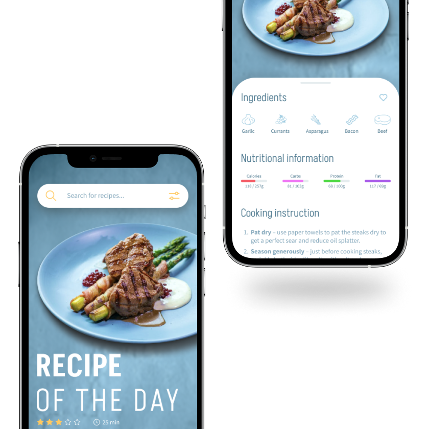 Recipes Today • Mobile App UI